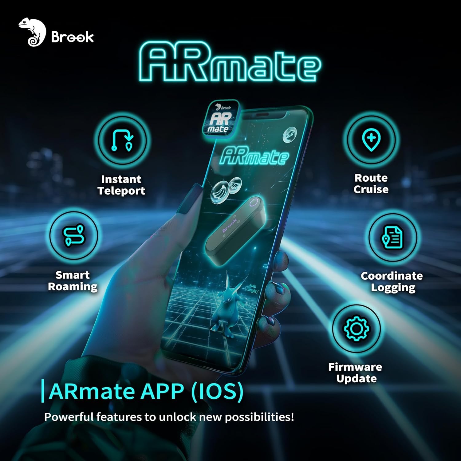 Brook Gaming AR Mate: Portable AR Device for Pokemon GO, Monster Hunter, Pikmin