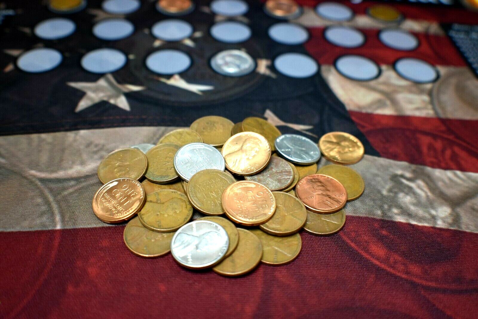 11"X17" Lincoln Coin Roll Hunting Mat~Search/Collection~Soft/Safe Rubber~!