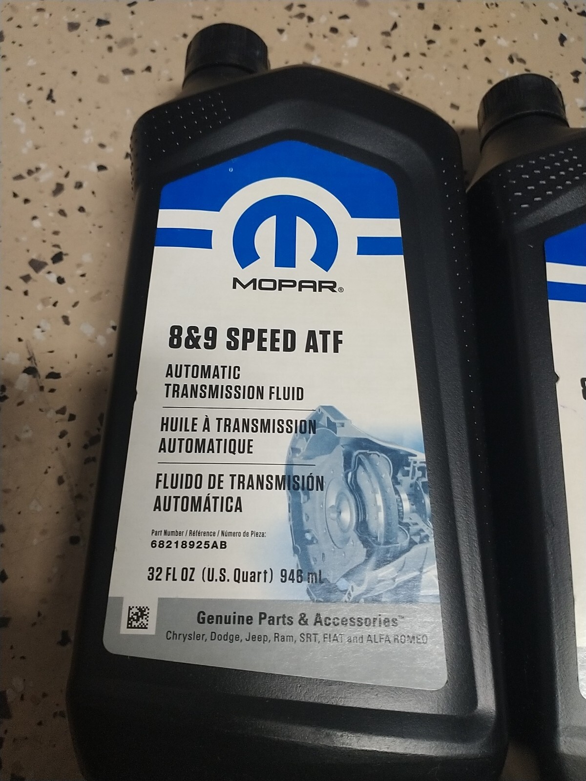6x Case OEM Mopar 68218925AB 8 & 9 Speed Automatic Transmission Fluid ATF New
