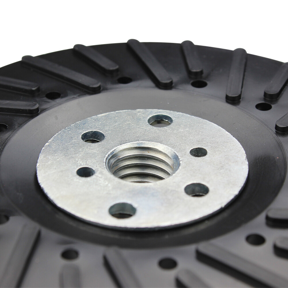 4-1/2" x 5/8"-11 Resin Fiber Disc Backing Pad with Lock Nut for Angle Grinder