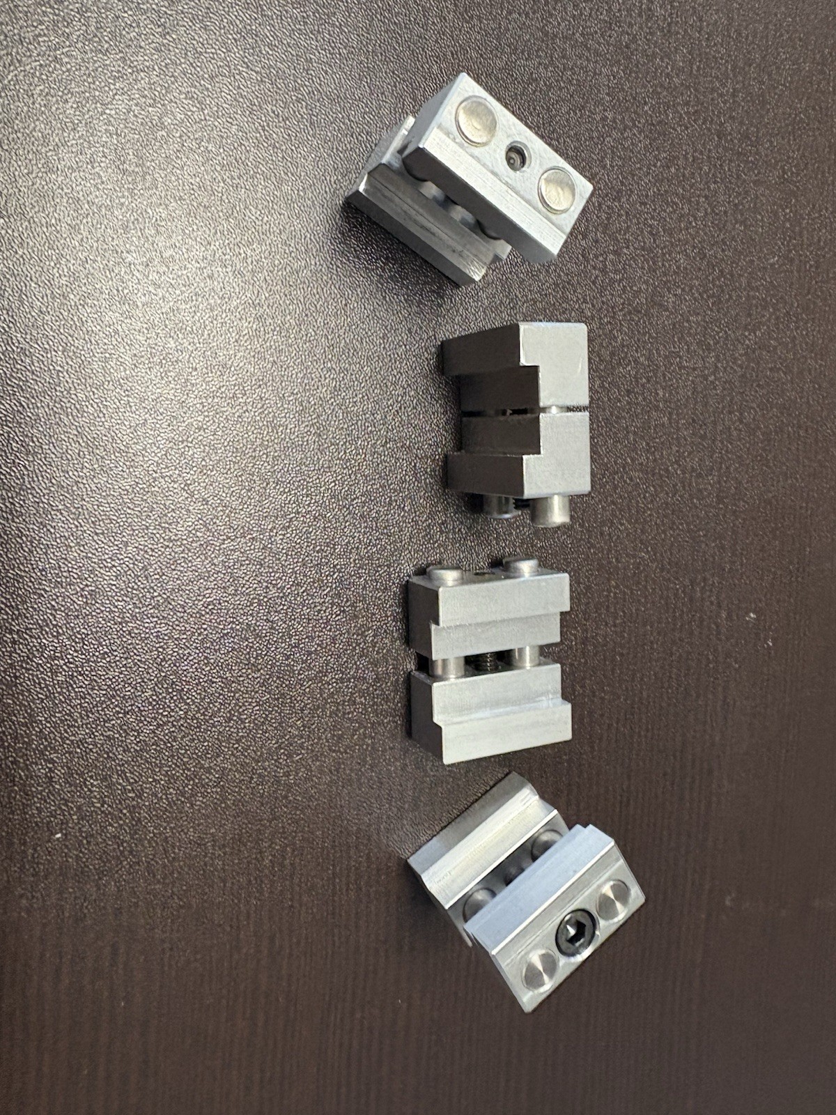 Set Of 4 Aluminum Machine Shop Vise Stops