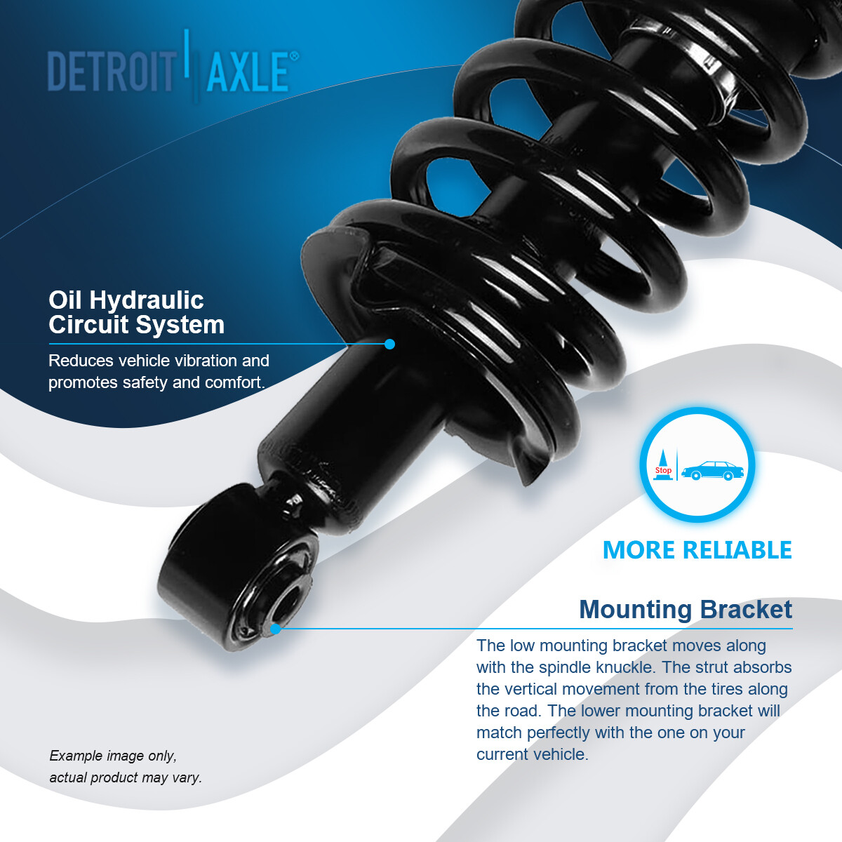 8pc Front & Rear Struts w/ Coil Spring + Sway Bar Links for 2007-2011 Honda CR-V