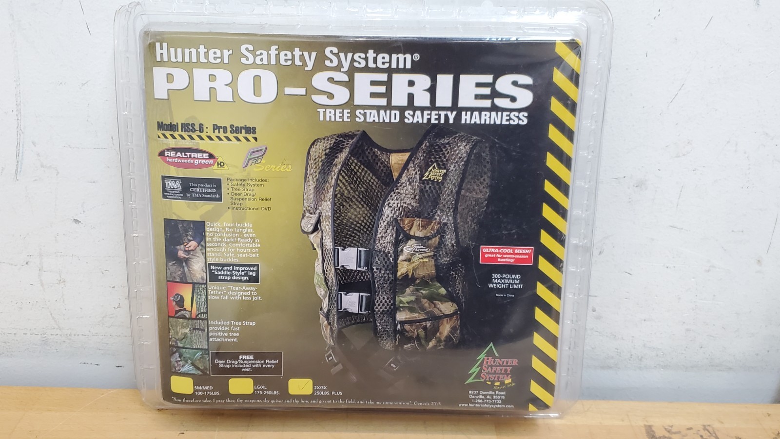 Hunter Safety System Pro Series 2X/3X Safety Harness  BRAND NEW