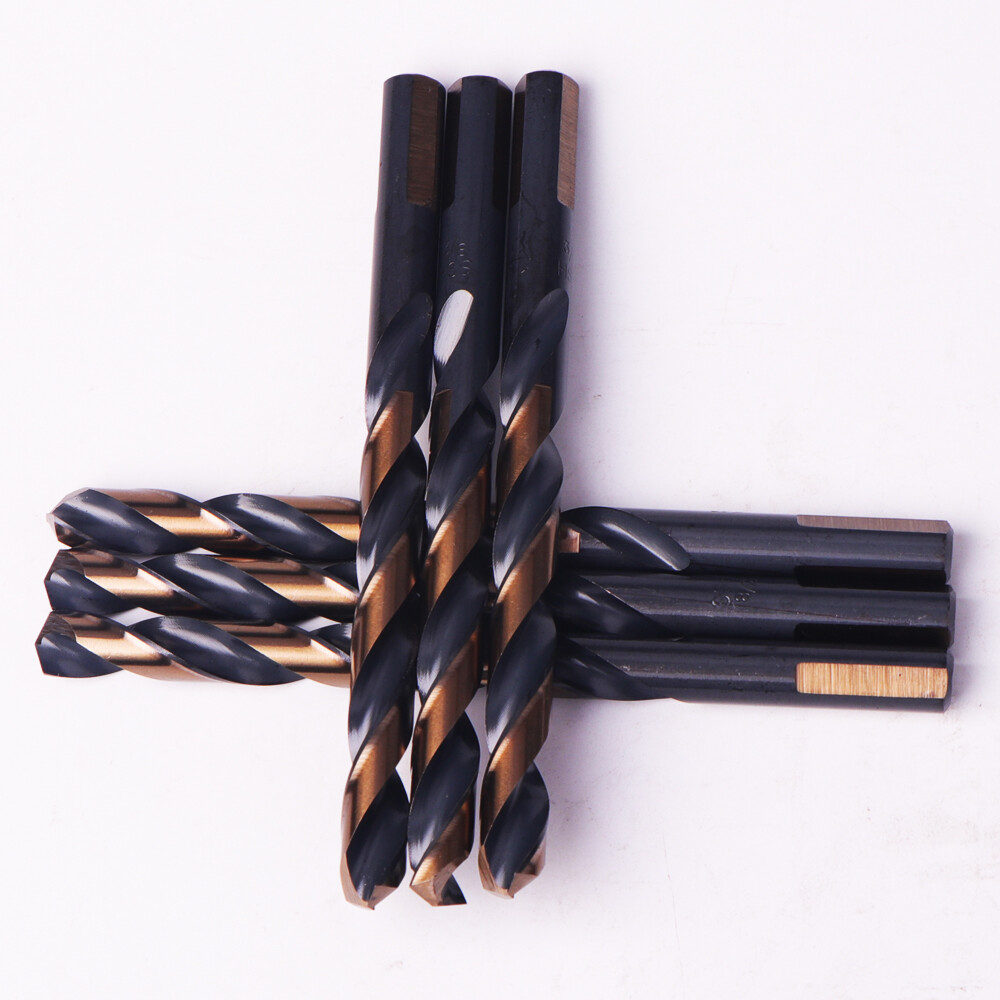 Drillforce 1/16"-1/2" Black Gold Drill Bits Set HSS Metal Woodworking Drill Bit