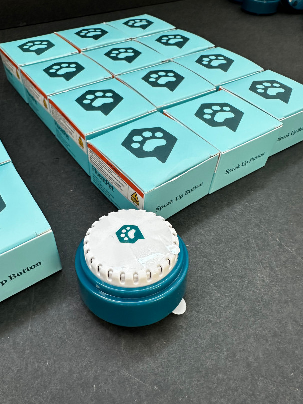 FluentPet Speak Up Buttons - Set of 24 - Recordable Sound Buttons - Used
