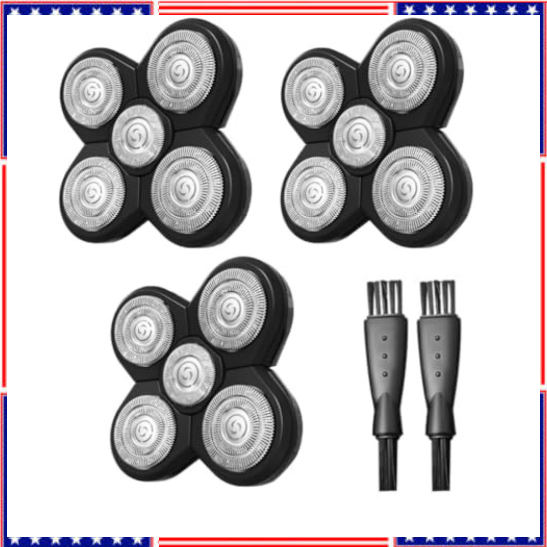 3 PACK Replacement Blades for Freebird Flex Series Head Shaver For Bald Men Set