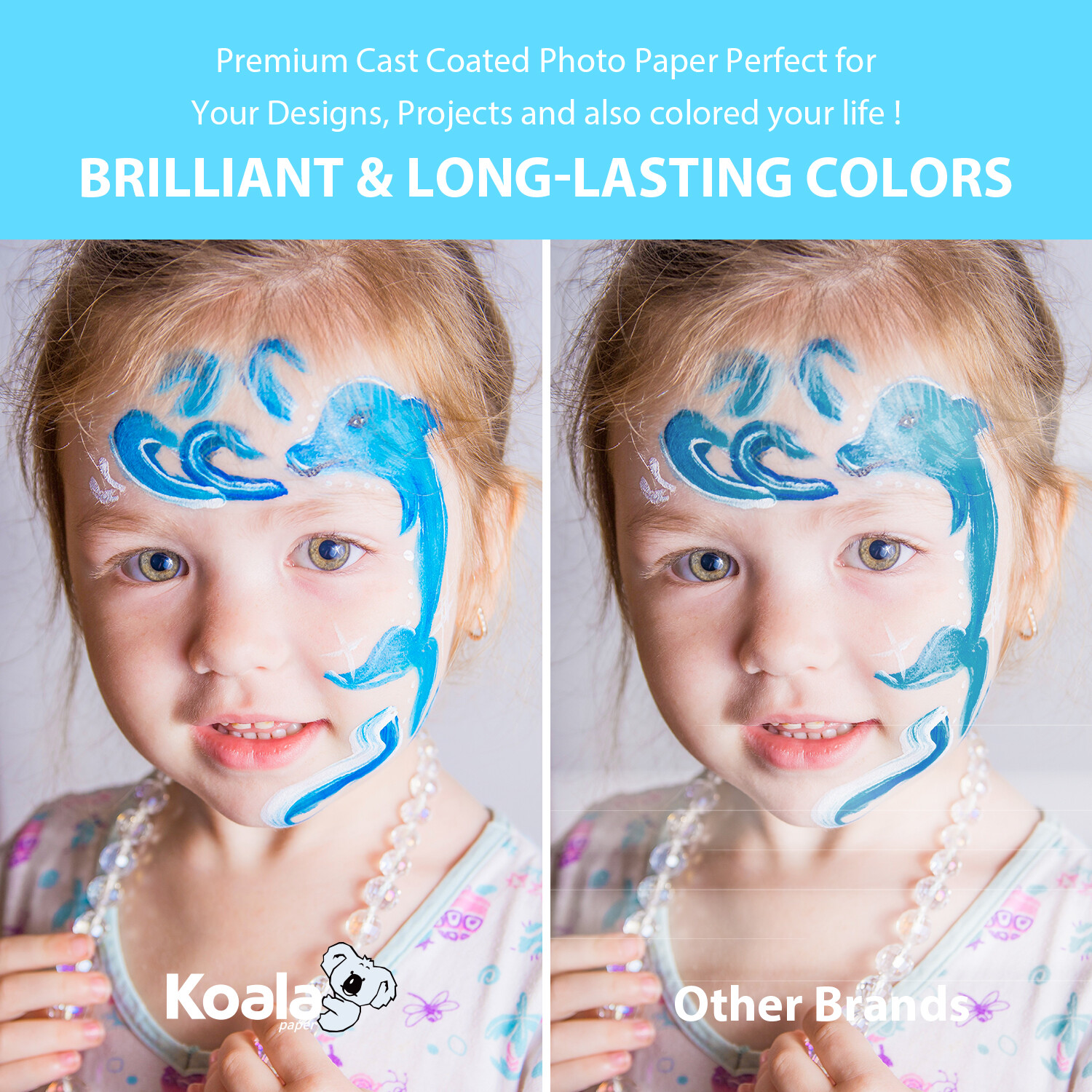 Koala Ultra Premium Photo Paper 13x19 Glossy 72lb Heavyweight for Inkjet Canon