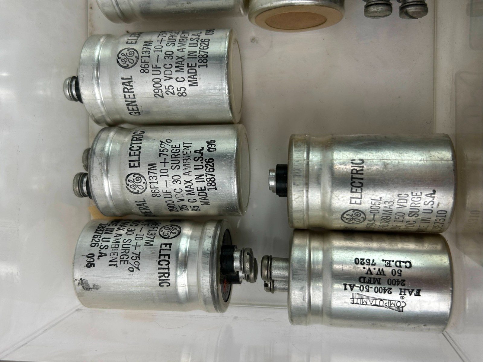 Capacitors Mixed Lot Vintage Radio Repair Parts Sorted Appear Unused NOS
