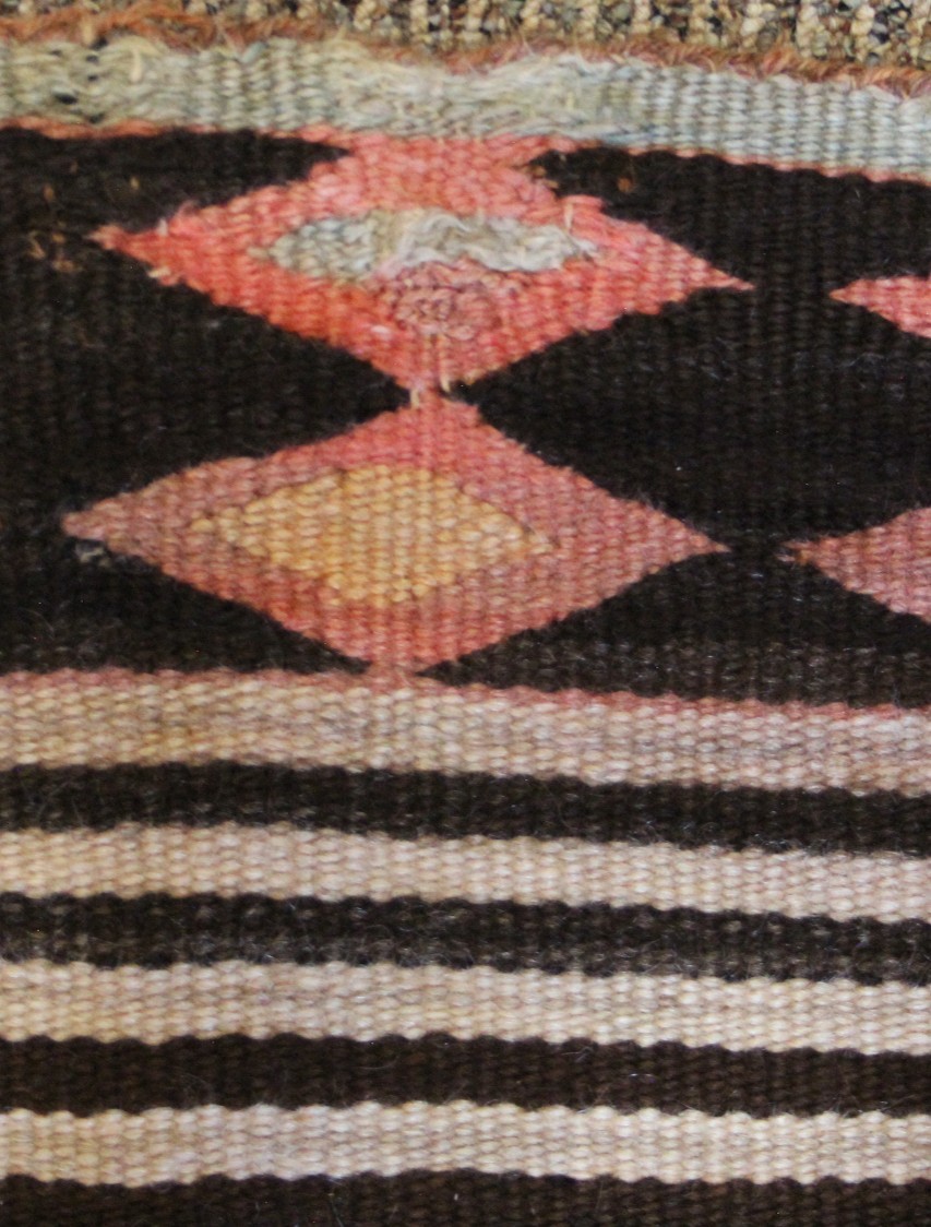 Vintage Transitional Period (OR EARLIER) Navajo Blanket (Large Saddle or Childs)