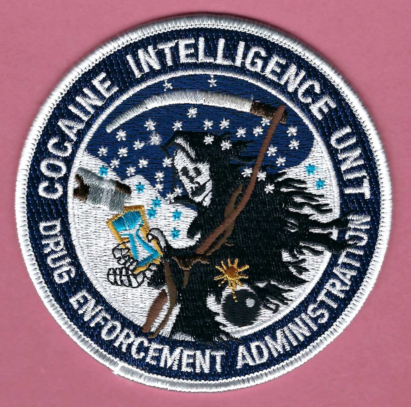 DEA DRUG ENFORCEMENT ADMINISTRATION COCAINE INTELLIGENCE PATCH