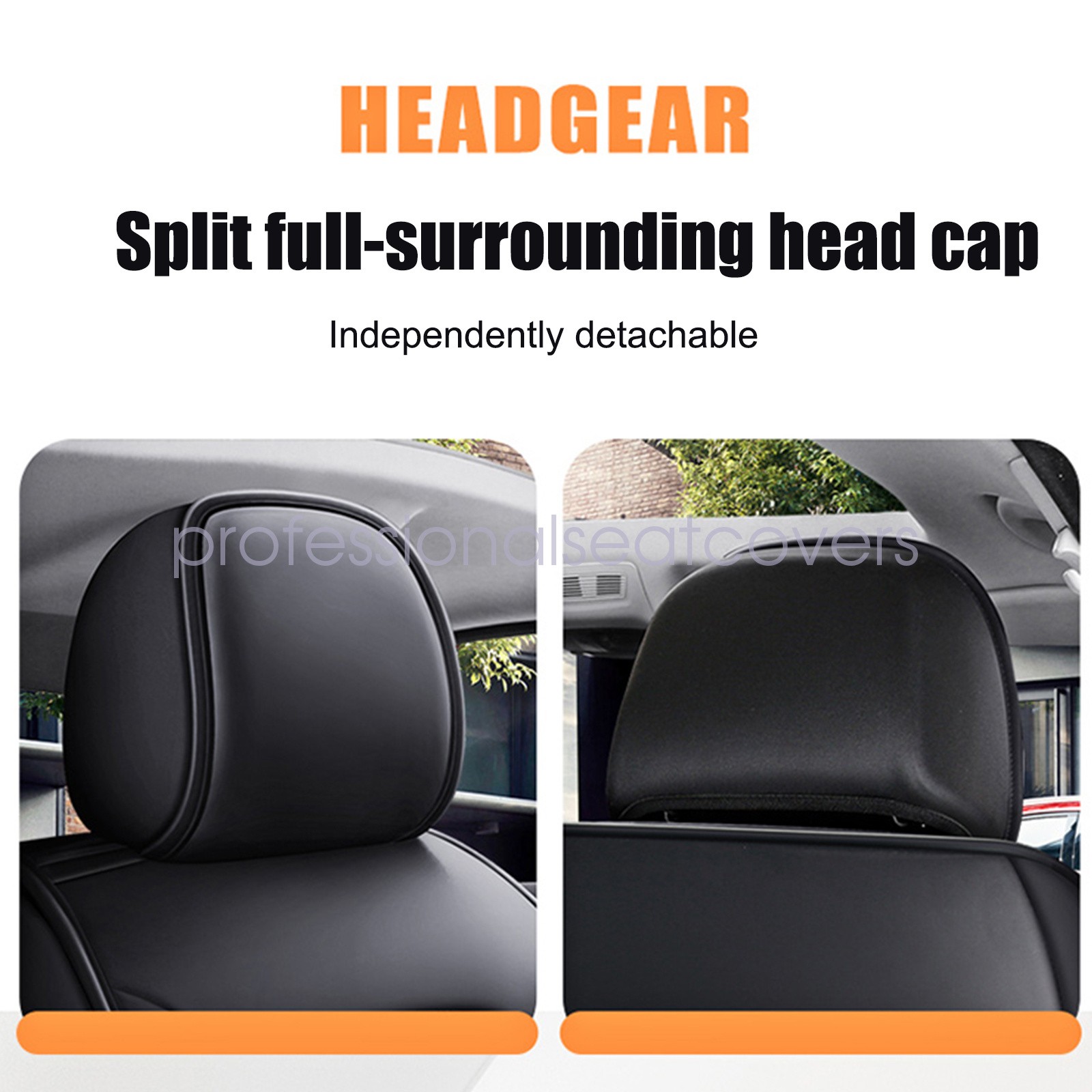 Fit For BMW Car Seat Cover Full Set PU Leather 5-Seats Front + Rear Protector US