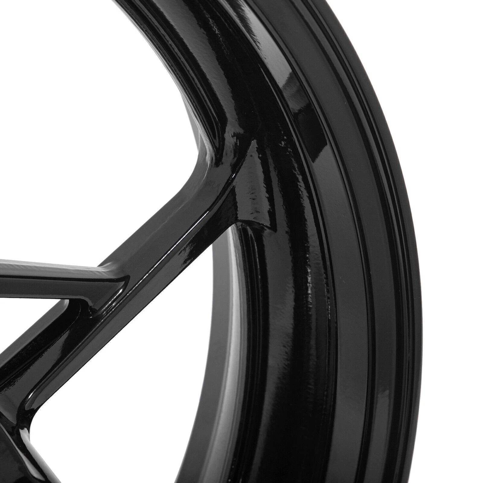 17"x3.5" Gloss Black Front Wheel Rim For Kawasaki Z900 Z650 Ninja 650 17-24