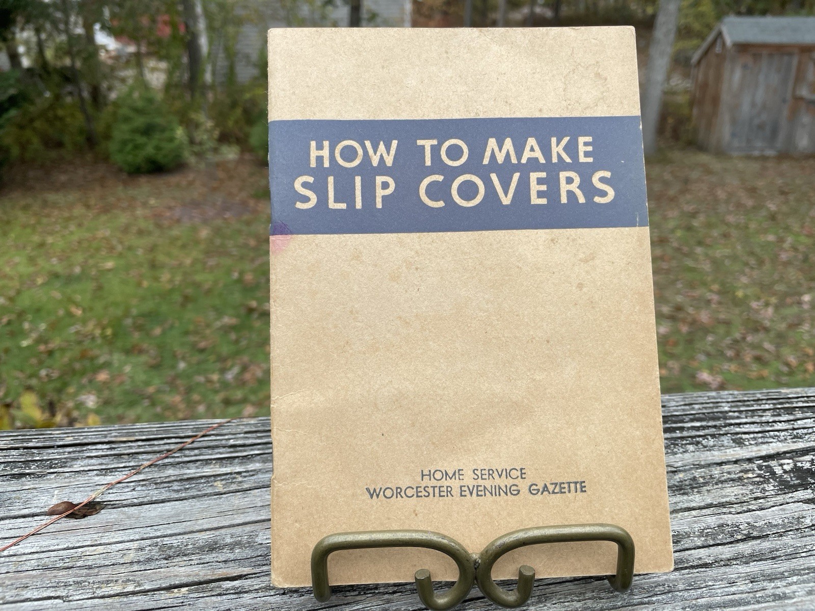 Vintage 1939 Booklet How To Make Slip Covers Home Service