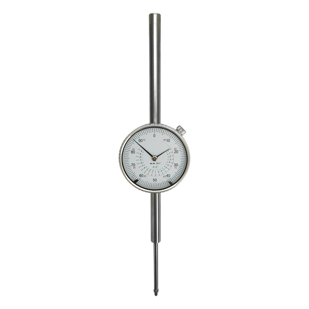 0-2'' Dial Indicator .001 GRAD Lug Back Travel Dial Indicator Lathe Precision