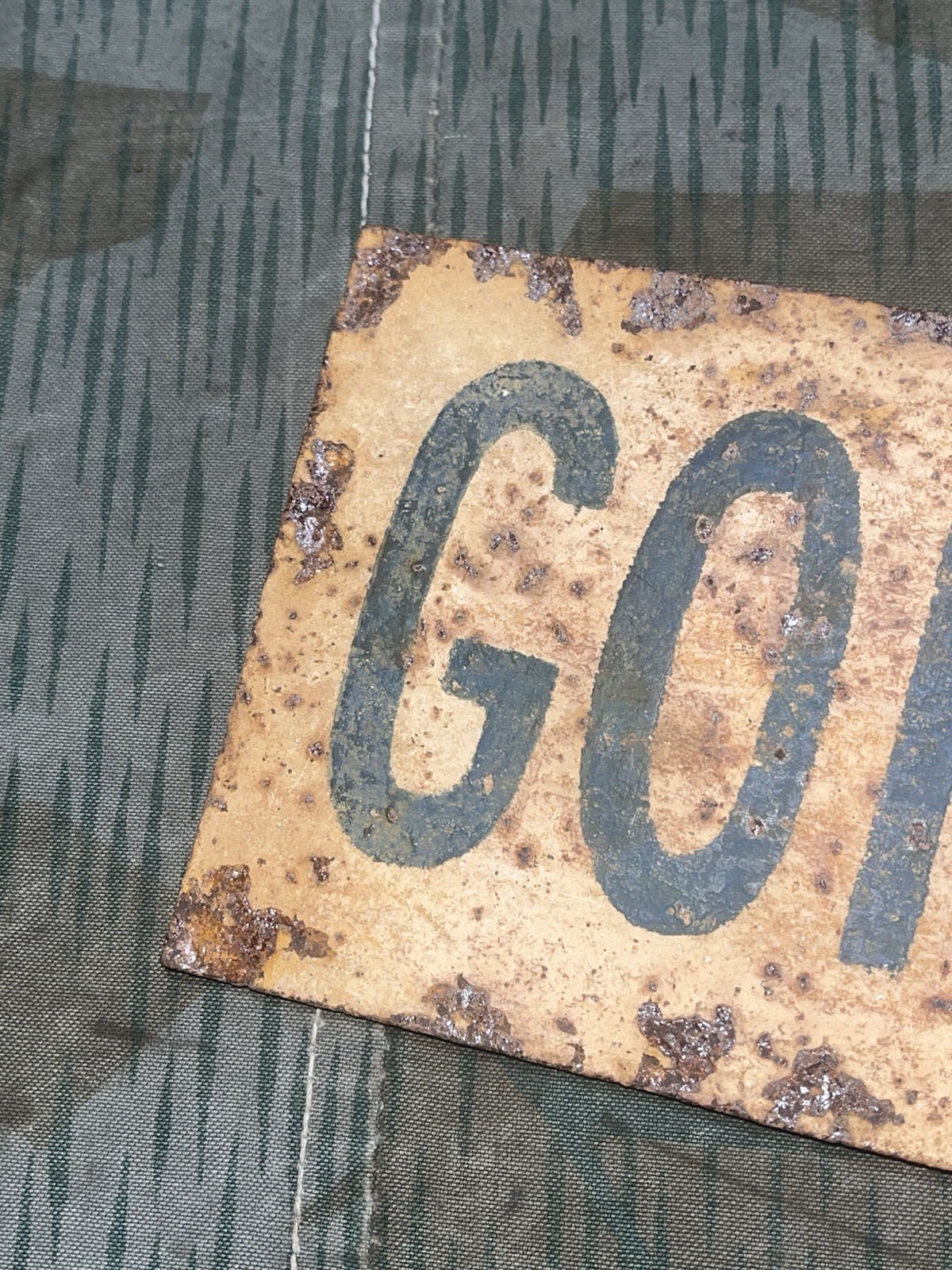 WW2 German Original Gorlowka Road Sign