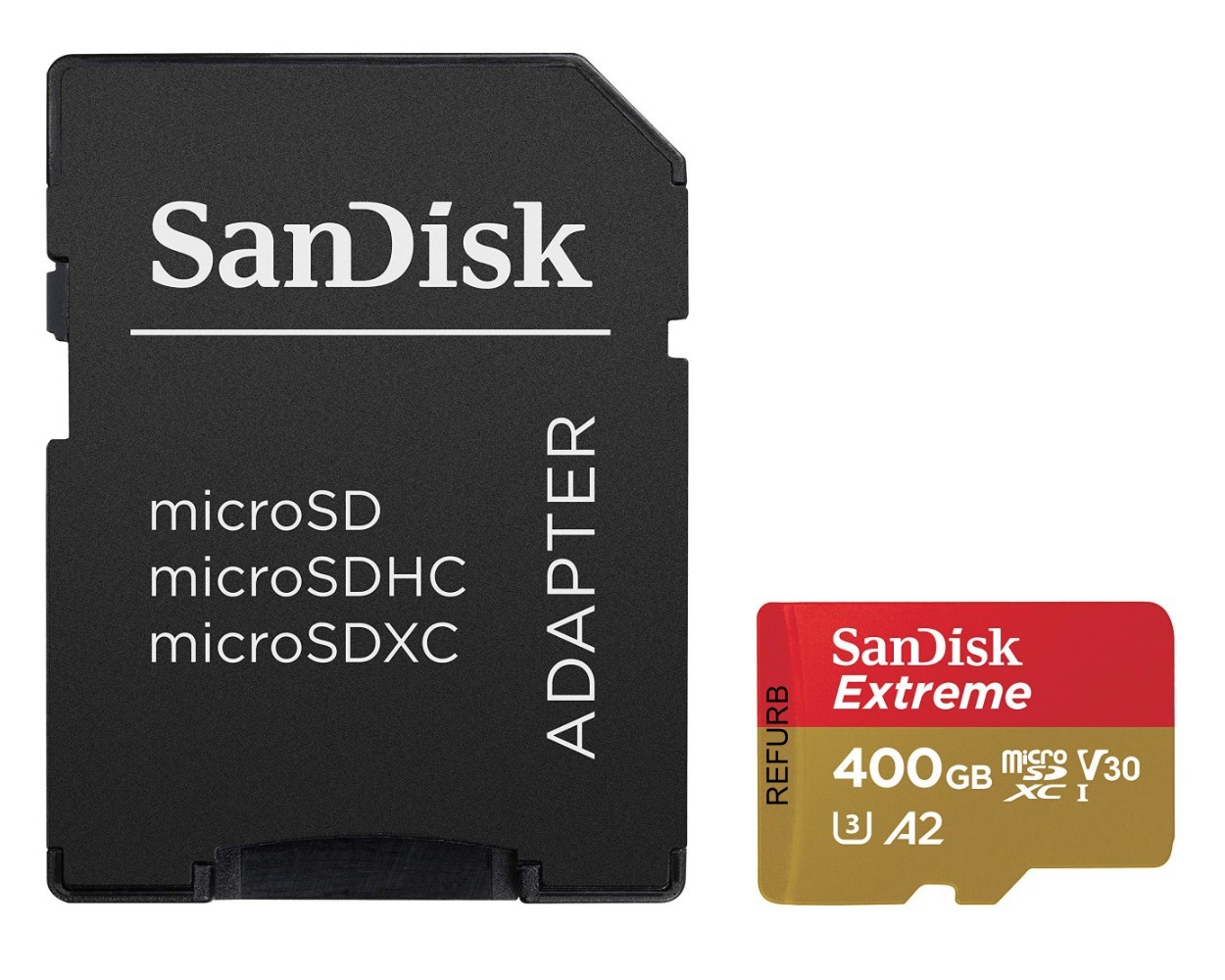 SanDisk Micro 400GB Extreme UHS-I microSDXC Memory Card with SD Adapter