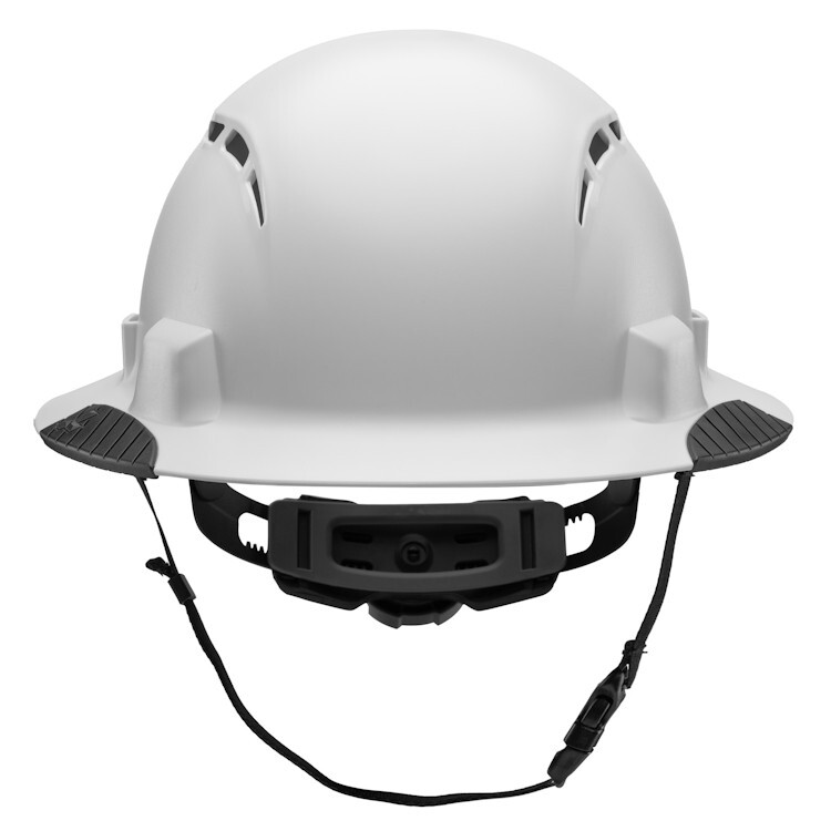 Lift Safety White iDAX HDPE White Full Brim Vented Hard Hat- Class C