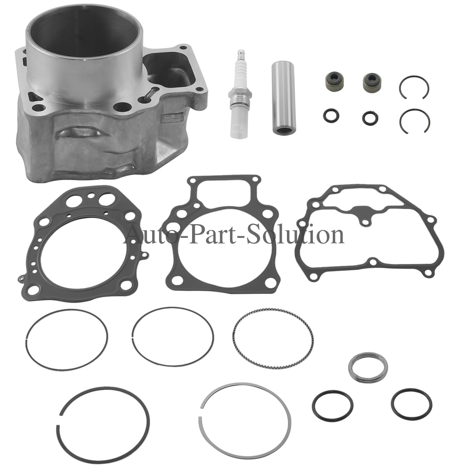 Cylinder Piston Gasket Top End Kit for Honda TRX 520 Foreman Rubicon 12100HR6B00