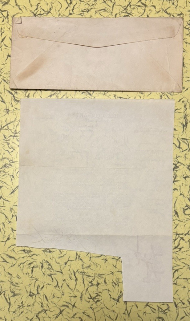 WWII ERA IPIK PLYWOOD CO NEW ORLEANS LOUISIANA 1943 Envelope & Letterhead