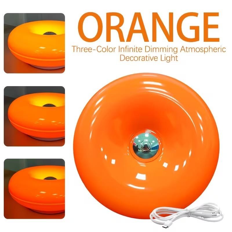 Holiday Gift-Retro Art Donut Wall/Lamp,3 models LED Warm,Acrylic Material