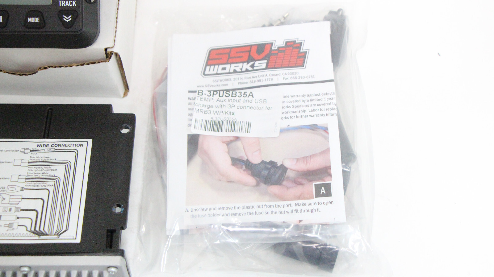 SSV Works MRB3 Bluetooth Media-Controller With LCD Display