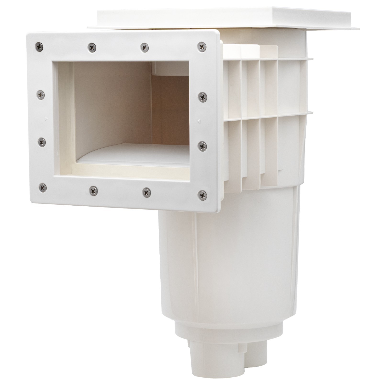 Rx Clear Swimming Pool Standard Thru-Wall Skimmer for Vinyl Liner Inground Pools