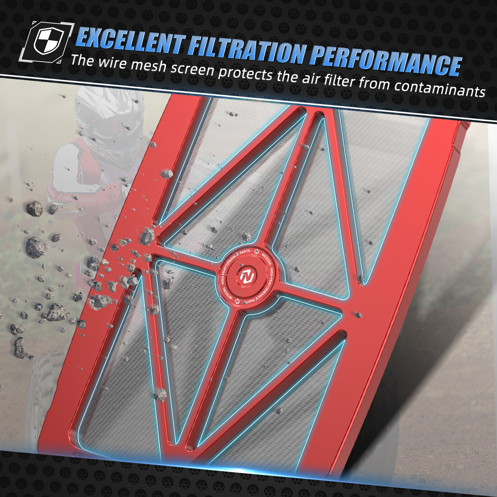 NICECNC Airbox Lid Cover Cap Guard For Honda TRX450ER Electric Start 2006-2014