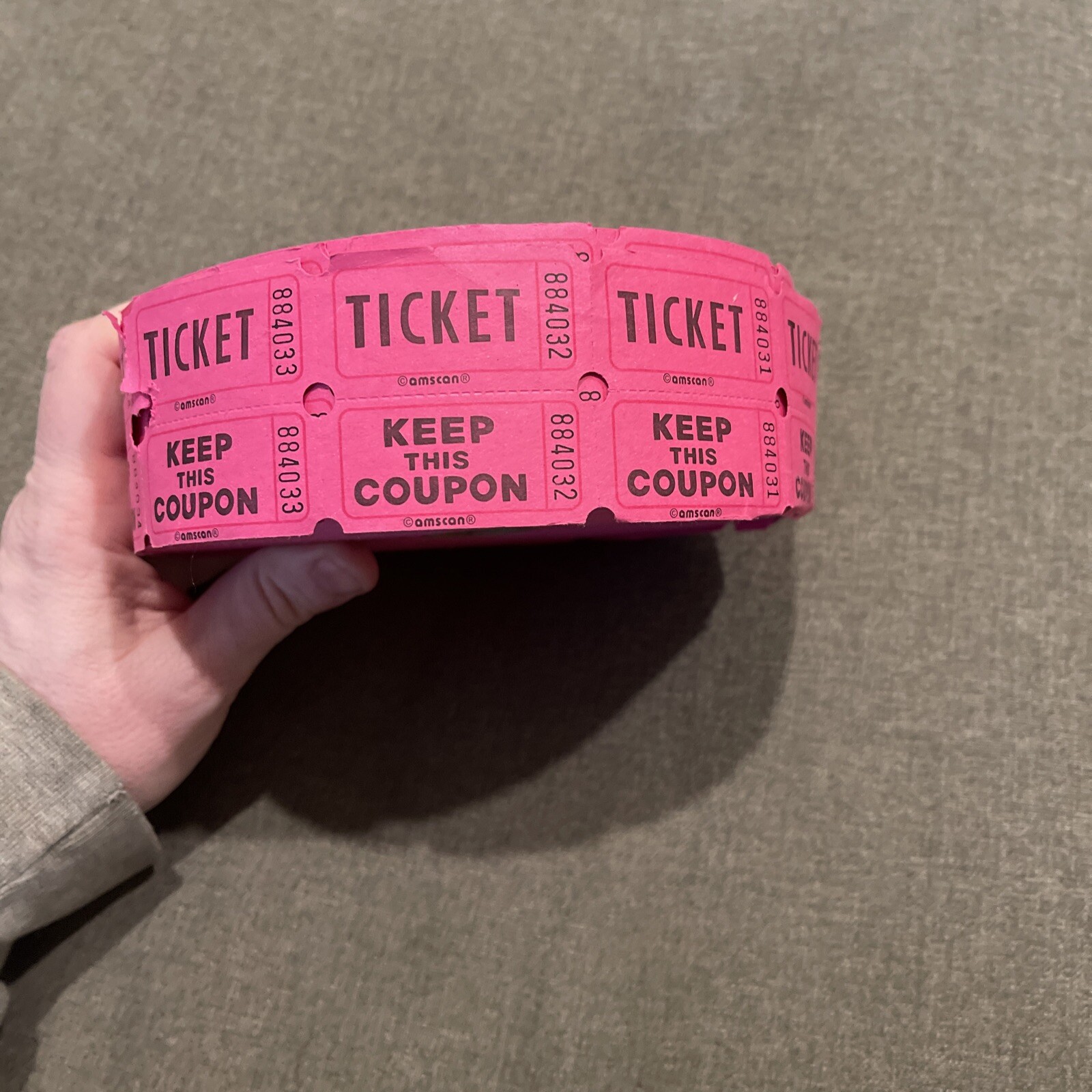 Double Roll Raffle Auction Event Tickets