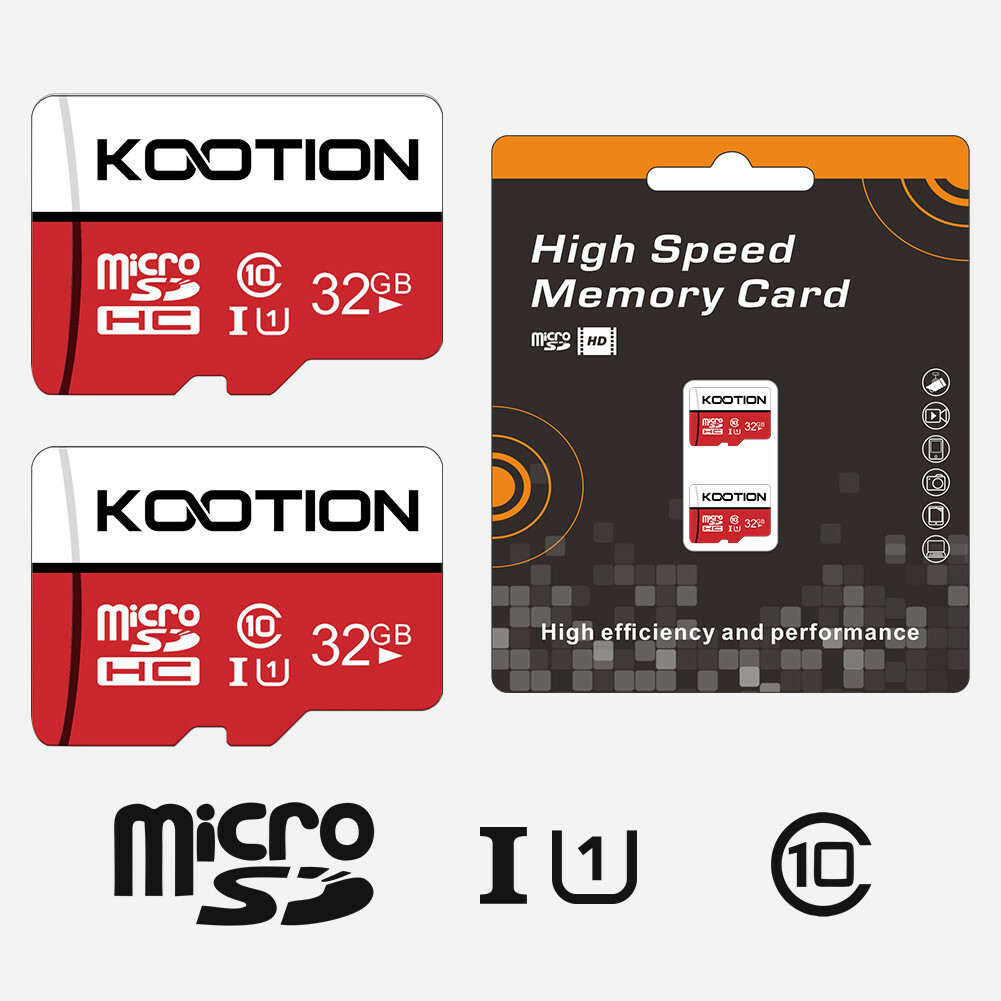 KOOTION Micro SD Card Memory 32GB 64GB 128GB 256GB Lot Extreme Ultra Flash TF