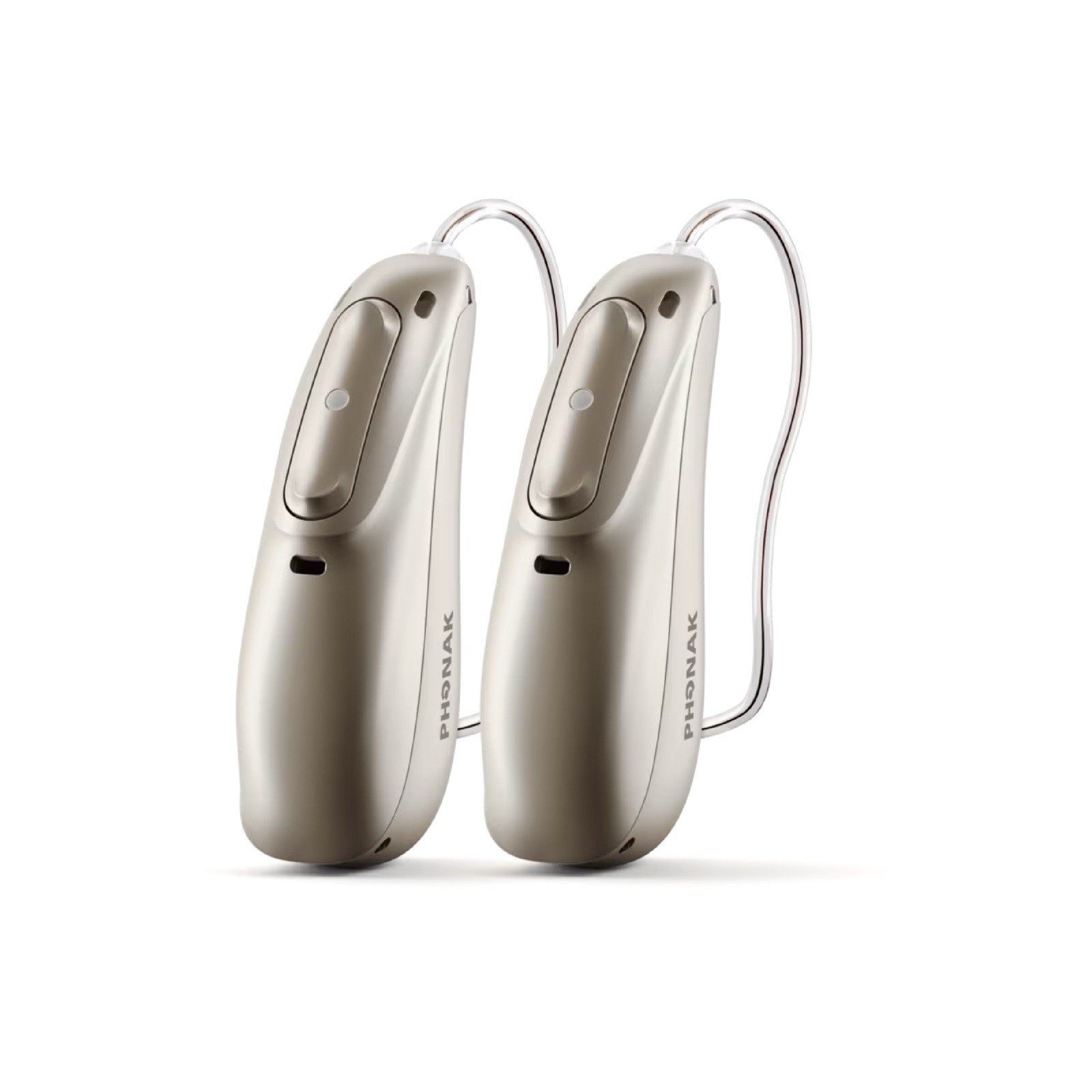 Phonak Audeo Lumity L90 PAIR Champagne Hearing Aids + Charger