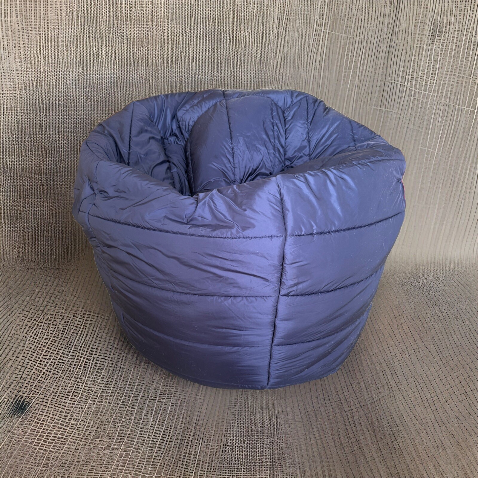 Pottery Barn Teen Navy Puffer Bean Bag Chair Slipcover Only
