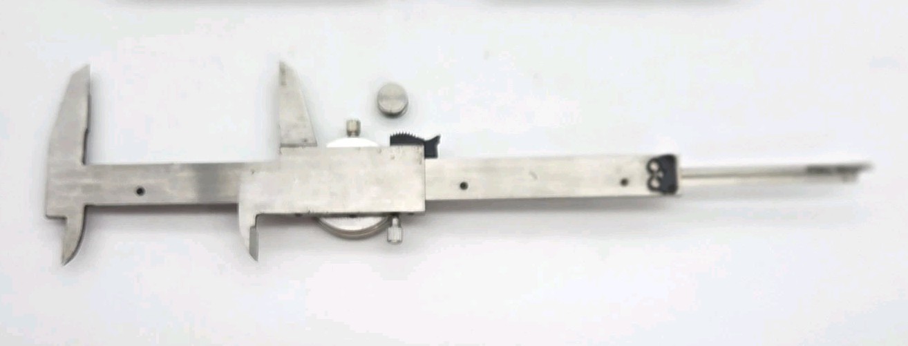Shockproof Dial Caliper Stainless Steel 0-6" Range 0.001" Accuracy & Case
