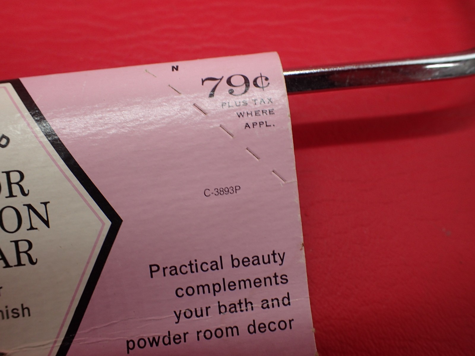 Vintage Chrome EKCO Decorator Twin Clip-On Towel Drying Rack NEW