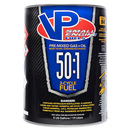 Vp Racing Fuels 6232 Small Engine Fuel, 2 Cycle, 5 Gal.