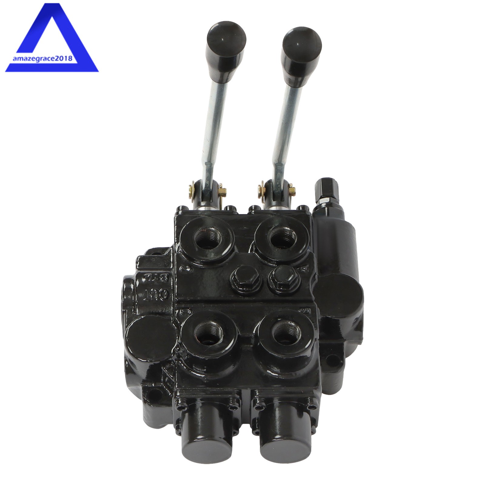 2 Spool 25 GPM RD522CCAA5A4B1 Double Acting Hydraulic Valve In/Out 3/4" NPT