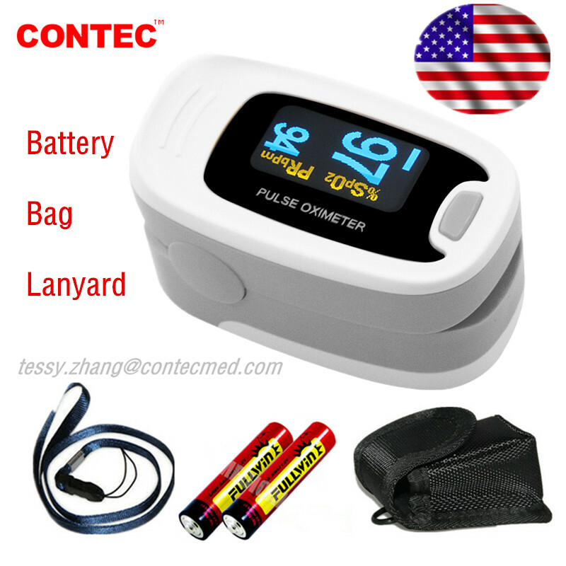 FDA Finger Pulse Oximeter OLED Blood Oxygen Meter Heart Rate SpO2 Monitor Sensor