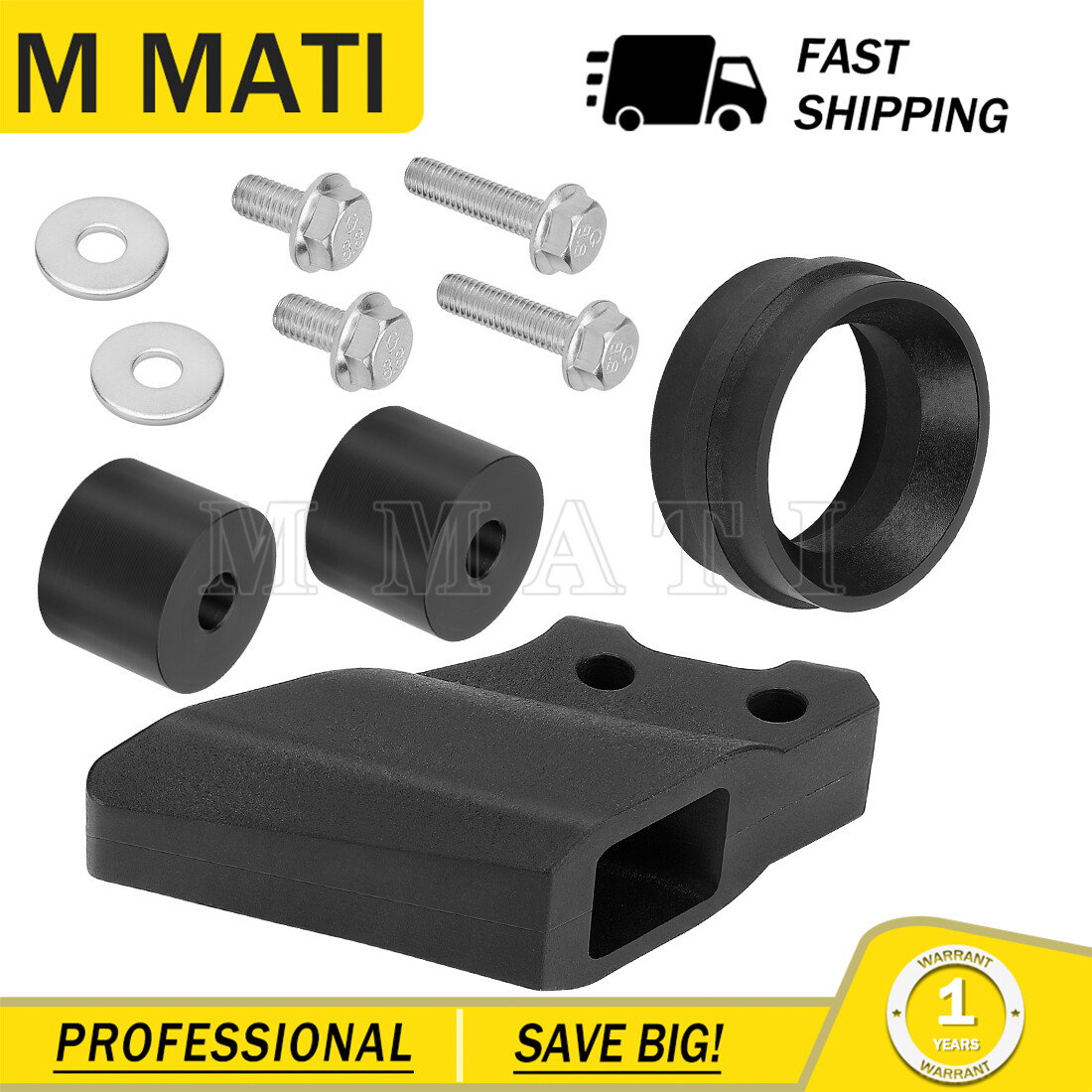 Black Chain Guide Support Slider For Yamaha Blaster YFS200 88-06 38W-22199-00-00