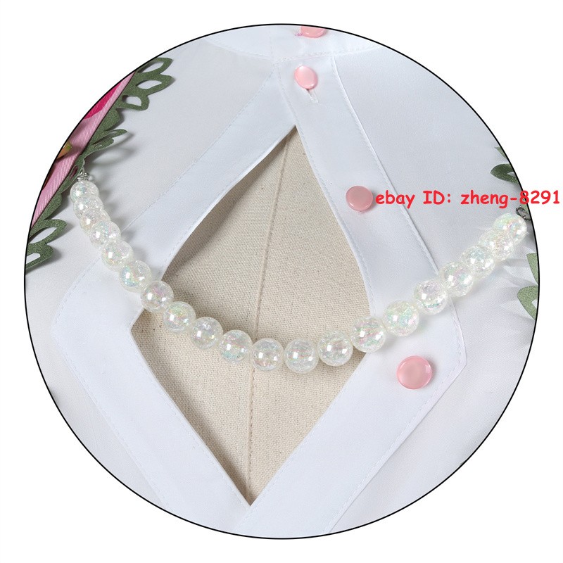 Demon Slayer: Kimetsu no Yaiba Kanroji Mitsuri Halloween Costume Party Dress Set