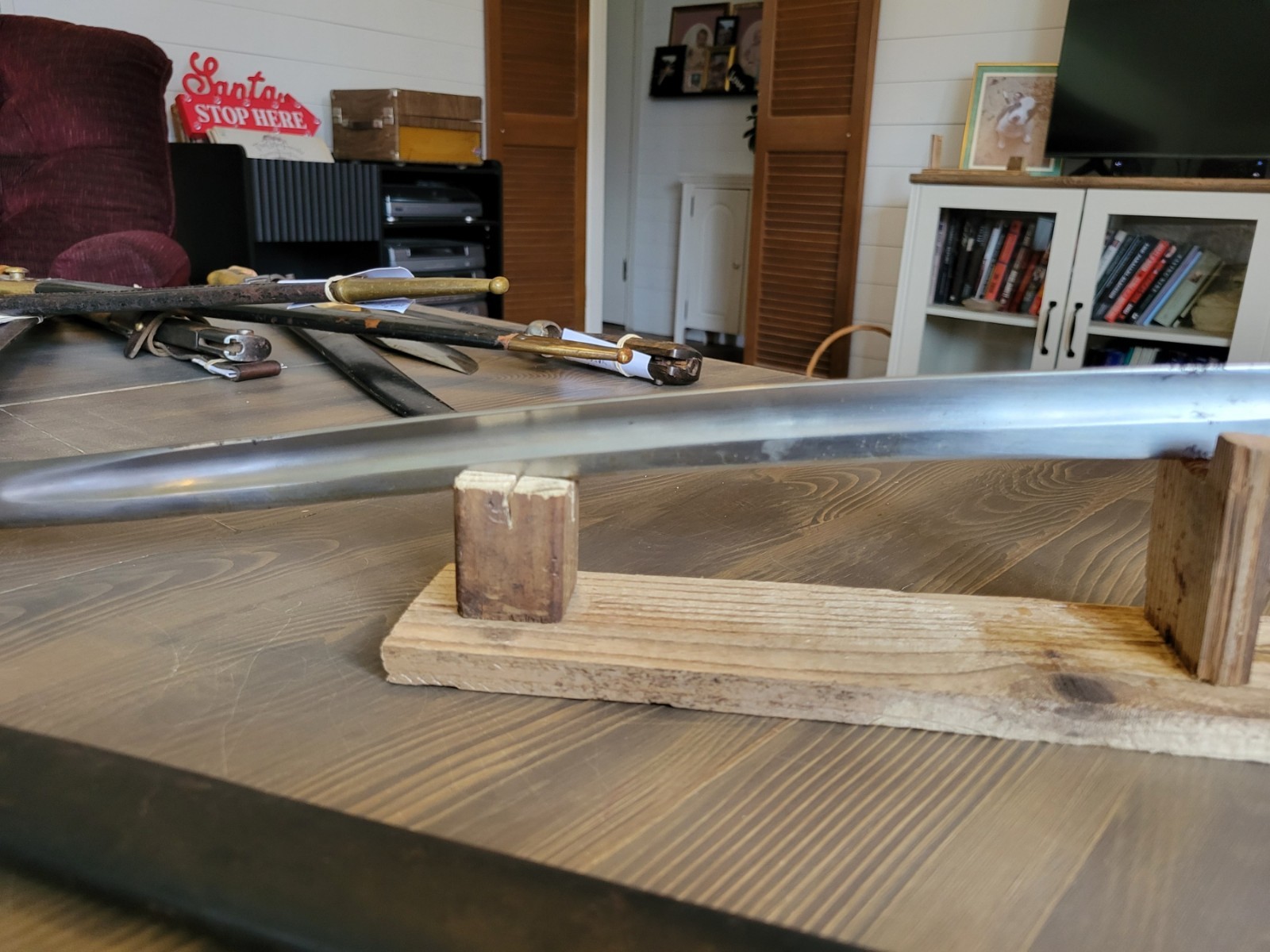 Post-Civil-War German Yatagan Bayonet with Matching Numbers