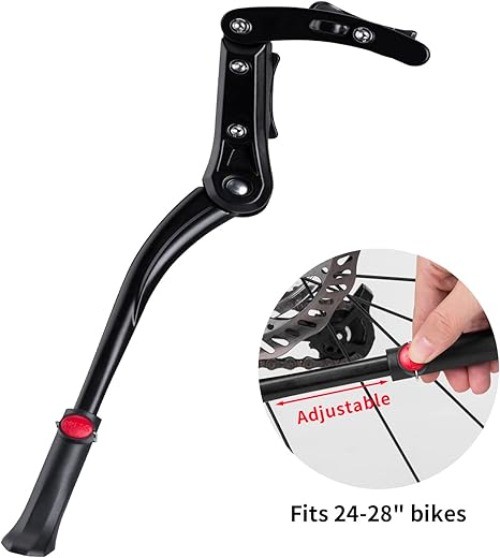 ROCKBROS Bike Kickstand for 24"-29" Adjustable Road Mountain Bike Side Stand