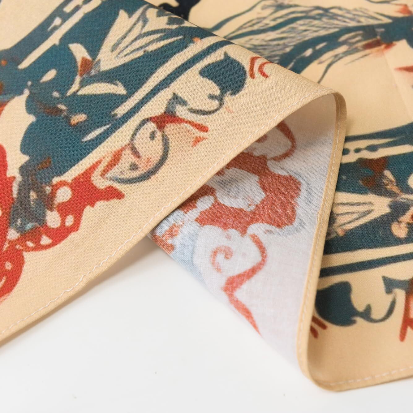 22"X22" Vintage Cowgirl 100% Cotton Bandana Multi-Purpose Headbands