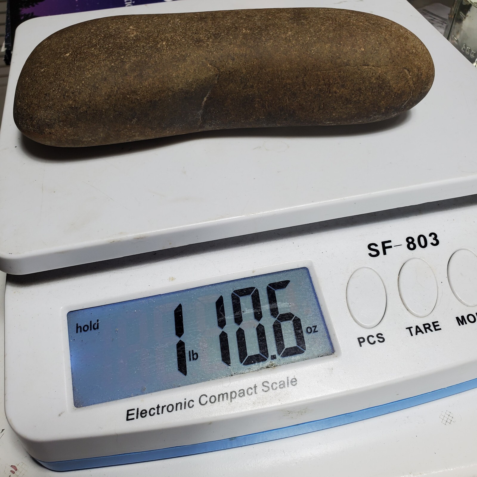 Celt Artifact 7" Indian Hardstone Club Polished Native Stone Tool Pennsylvania?