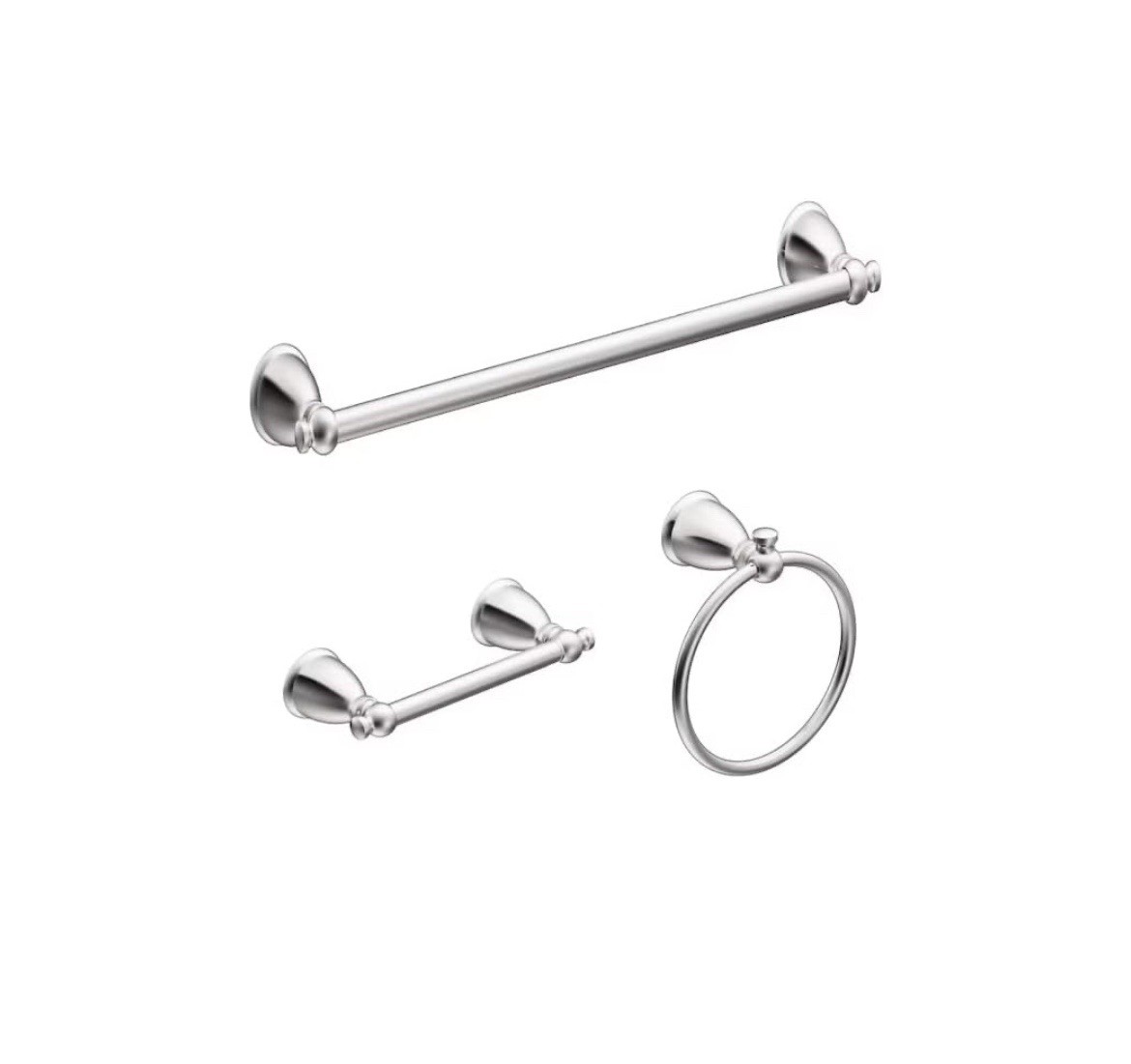 Moen Caldwell 3-Piece Bath Set Kit Y3193CH - Chrome Finish