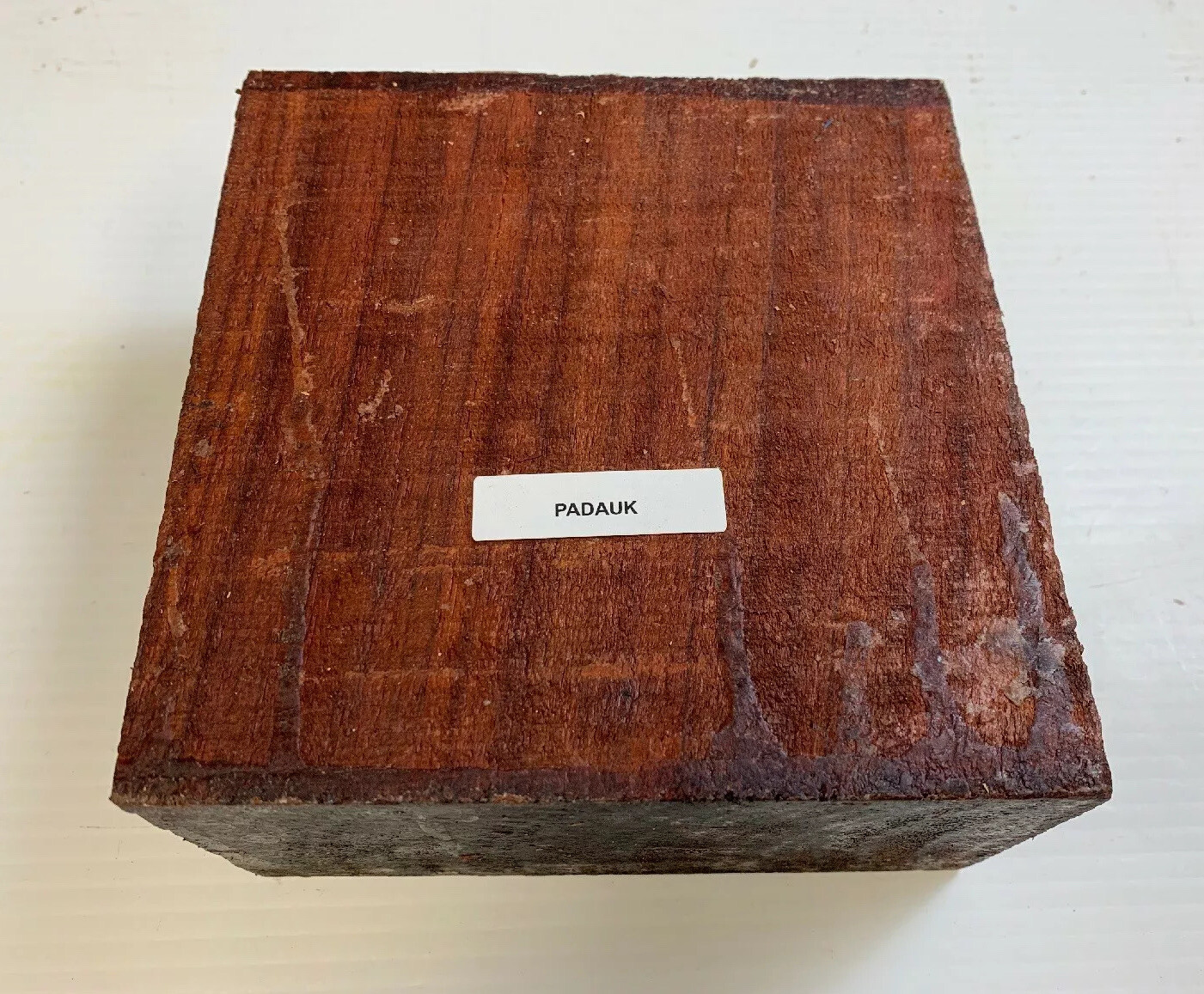 African Padauk Bowl Turning Blank Square Carving Wood Block 10" x 10" x 2"(1 Pc)