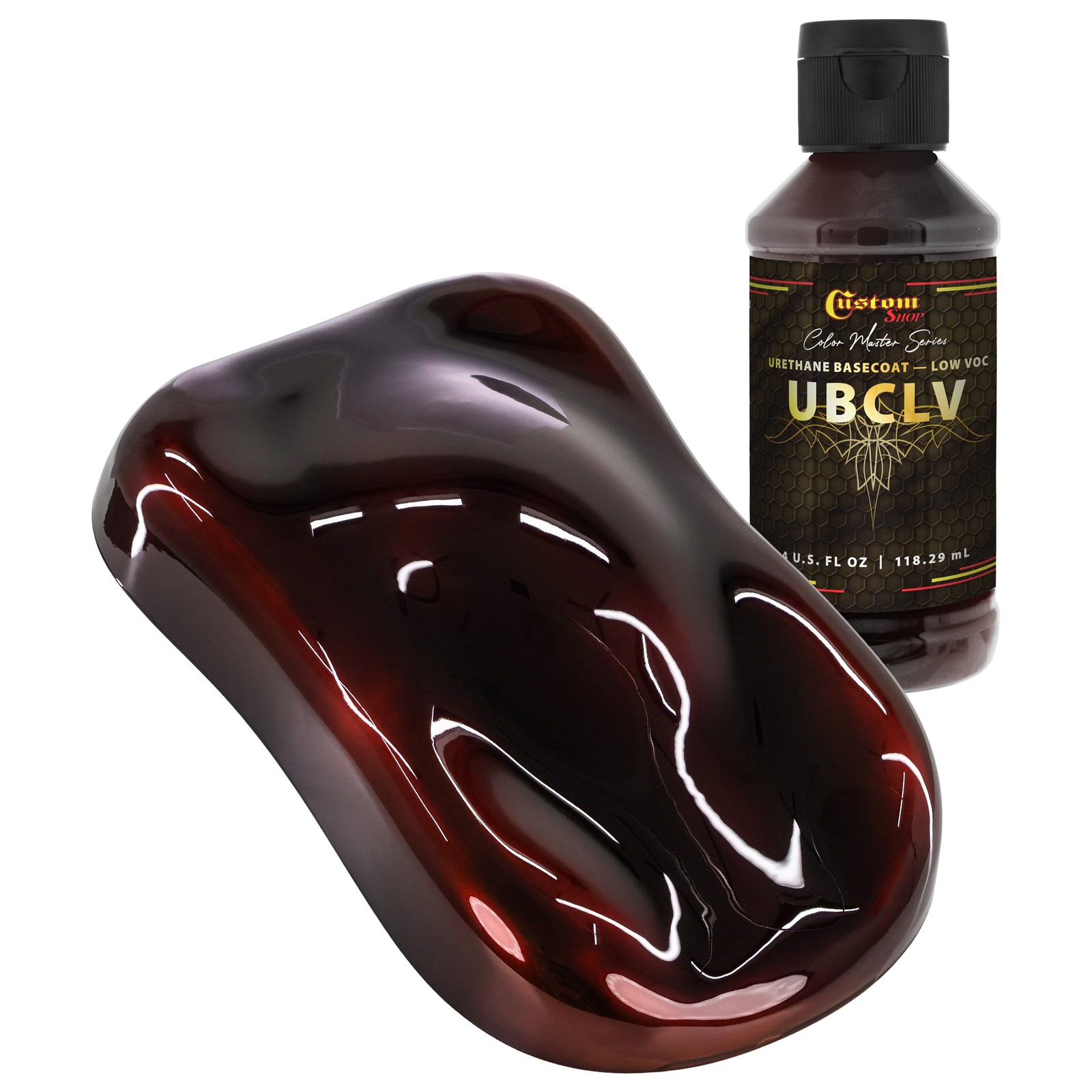 Urethane Ultra Candy Concentrates Automotive Paint - Rootbeer Candy - 4oz