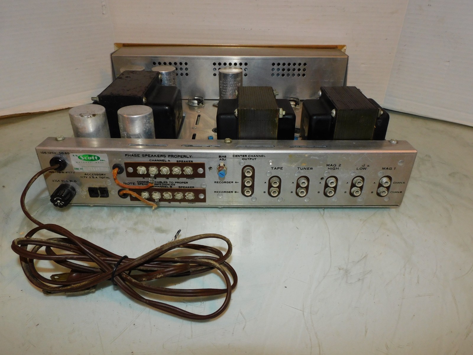 Scott 299 Tube Integrated Stereo Amplifier for Repair Parts or Restoration