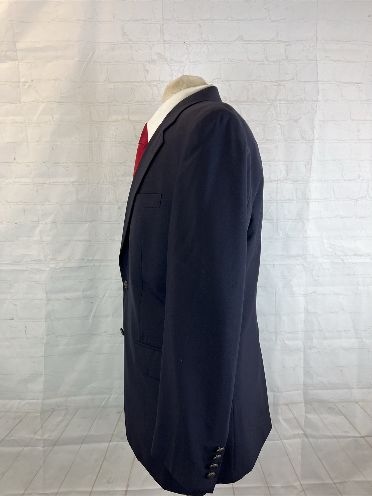 Jos A. Bank Men's Navy Blue Solid Wool Blazer 39R $595