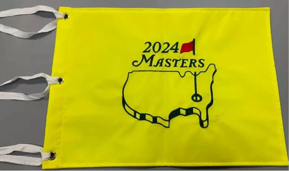 2024 Yellow Tournament Golf Pin Flag Masters Augusta National
