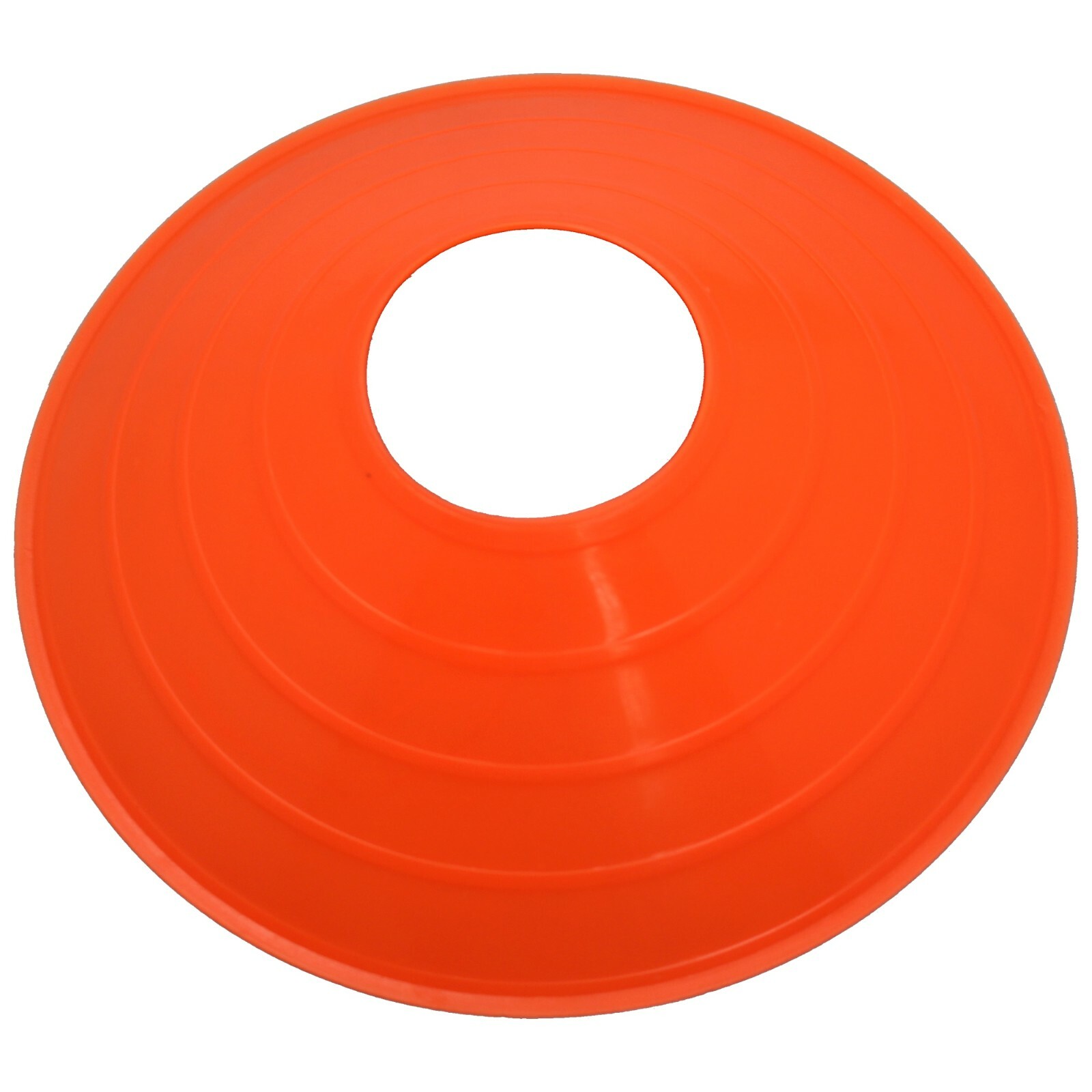 (12) Bright Soccer Field Marking Coaching Orange Disc Cones Sports Training