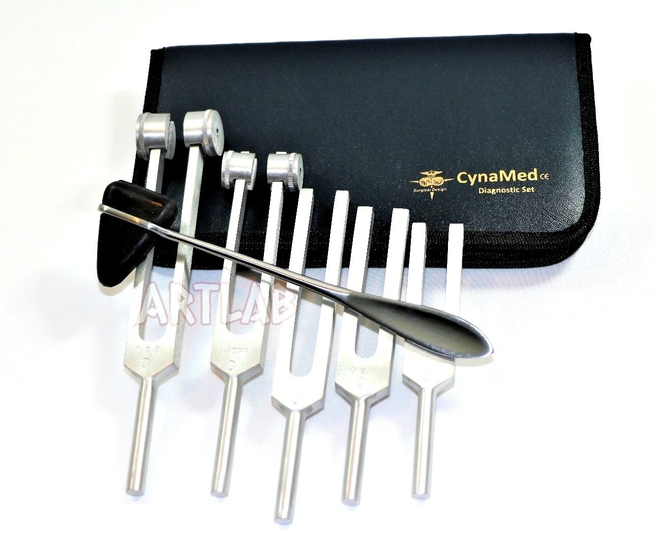 6 Tuning Fork Set Medical Surgical Chiropractic Physical Diagnostic instruments
